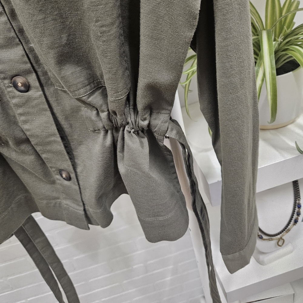 Twill Button Up Jacket - Picture 4 of 7